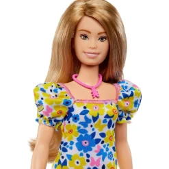 MATTEL Barbie - Muñeca Barbie Fashionista con vestido de flores y accesorios de moda ㅤ* Muñecas