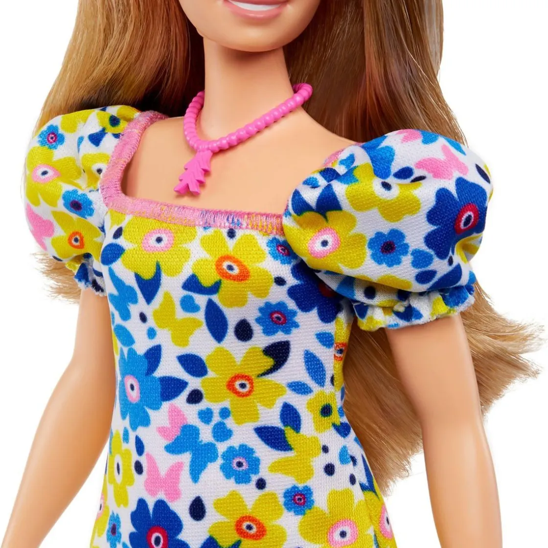 MATTEL Barbie - Muñeca Barbie Fashionista con vestido de flores y accesorios de moda ㅤ* Muñecas