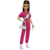 MATTEL Barbie - Muñeca con Mono Rosa y Complementos de Moda ㅤ* Muñecas
