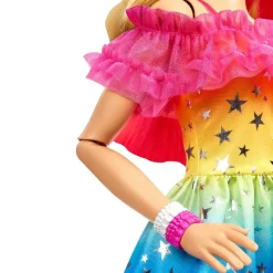 MATTEL Barbie - Muñeca de 71 cm con vestido arcoíris* Muñecas