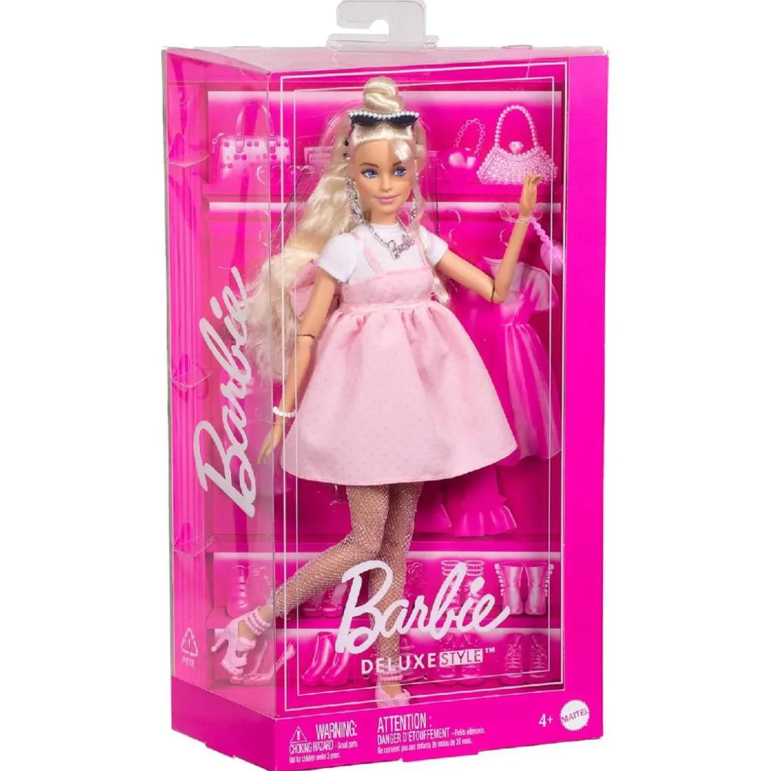 MATTEL Barbie - Muñeca Deluxe Style vestido con lazo* Muñecas