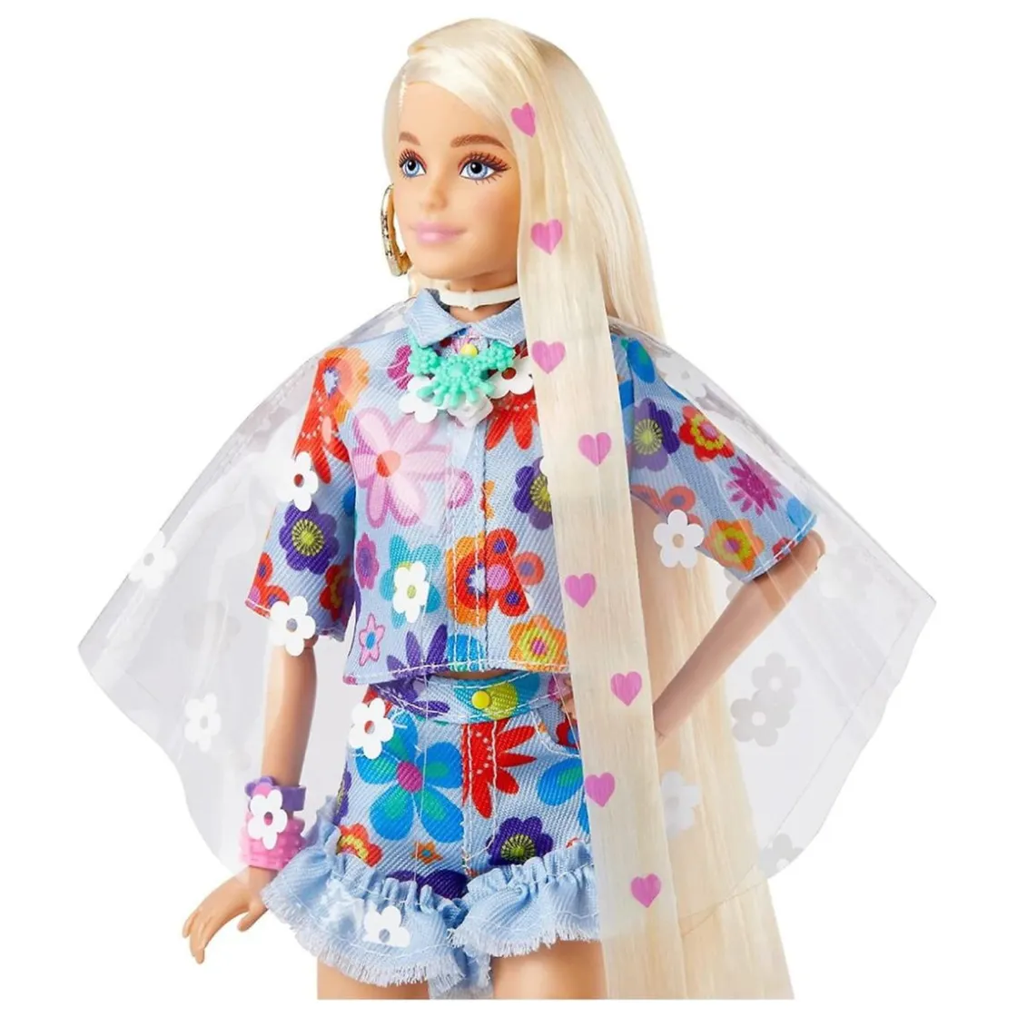 BARBIE - Muñeca Extra - Conjunto de flores* Muñecas