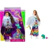 MATTEL Barbie - Muñeca Extra - Vestido arcoíris
