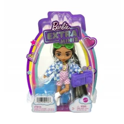 BARBIE - Muñeca extra mini chaqueta de cuadros* Muñecas