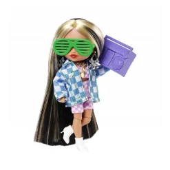 BARBIE - Muñeca extra mini chaqueta de cuadros* Muñecas