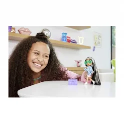 BARBIE - Muñeca extra mini chaqueta de cuadros* Muñecas