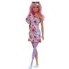 MATTEL Barbie - Muñeca Fashionista con Gafas y Vestido Floral ㅤ* Muñecas
