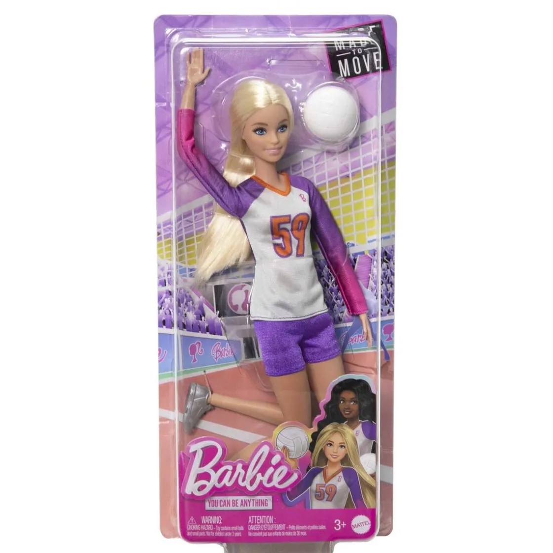 MATTEL Barbie - Muñeca jugadora de voleibol* Muñecas