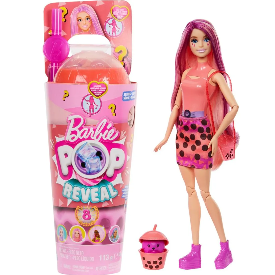 MATTEL Barbie - Muñeca Pop reveal té de burbujas* Muñecas