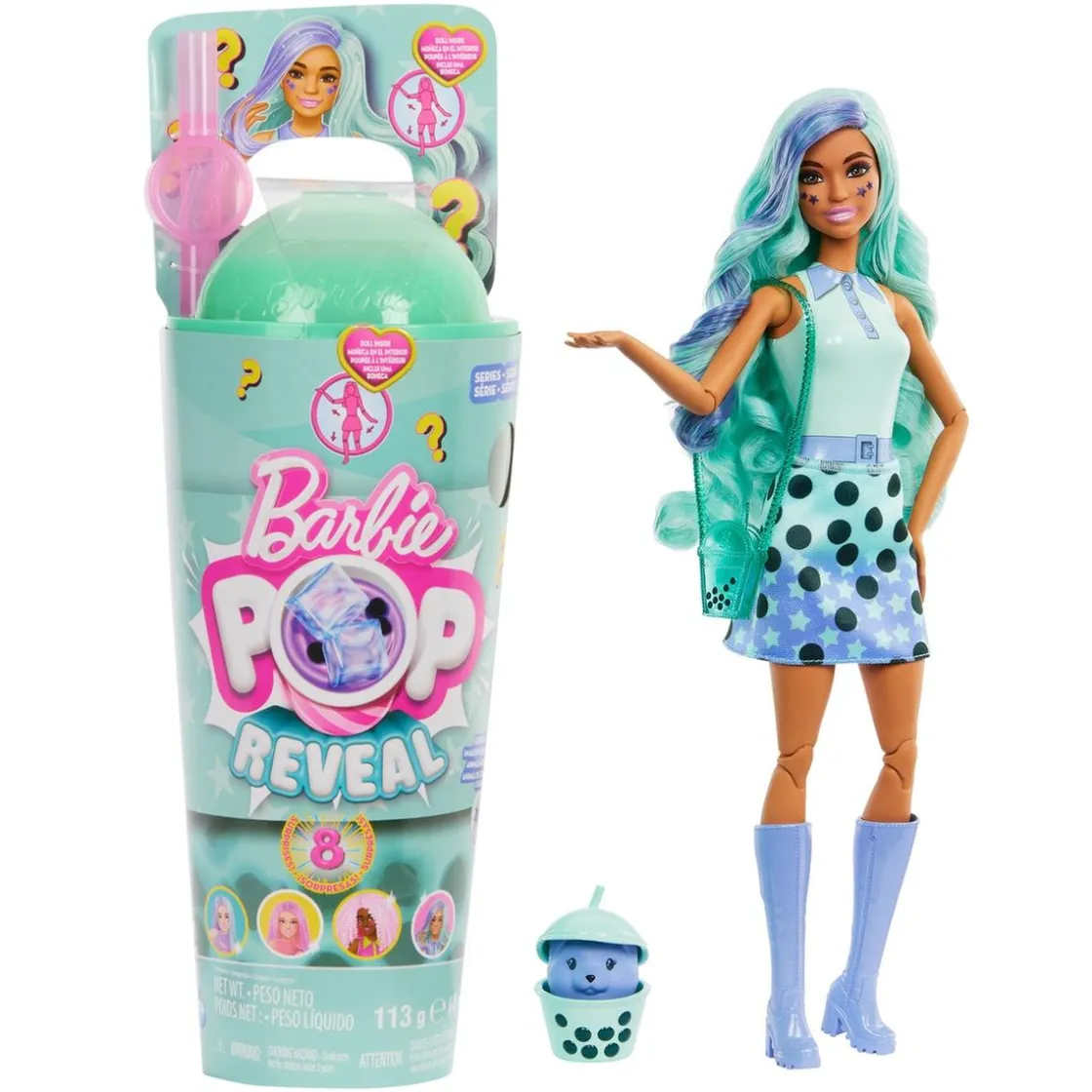 MATTEL Barbie - Muñeca Pop reveal té de burbujas* Muñecas