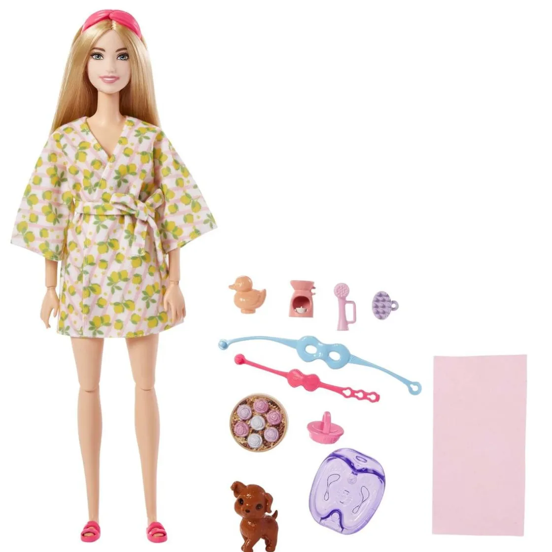 MATTEL Barbie - Muñeca Relax en Spa con mascota y accesorios spa ㅤ* Muñecas