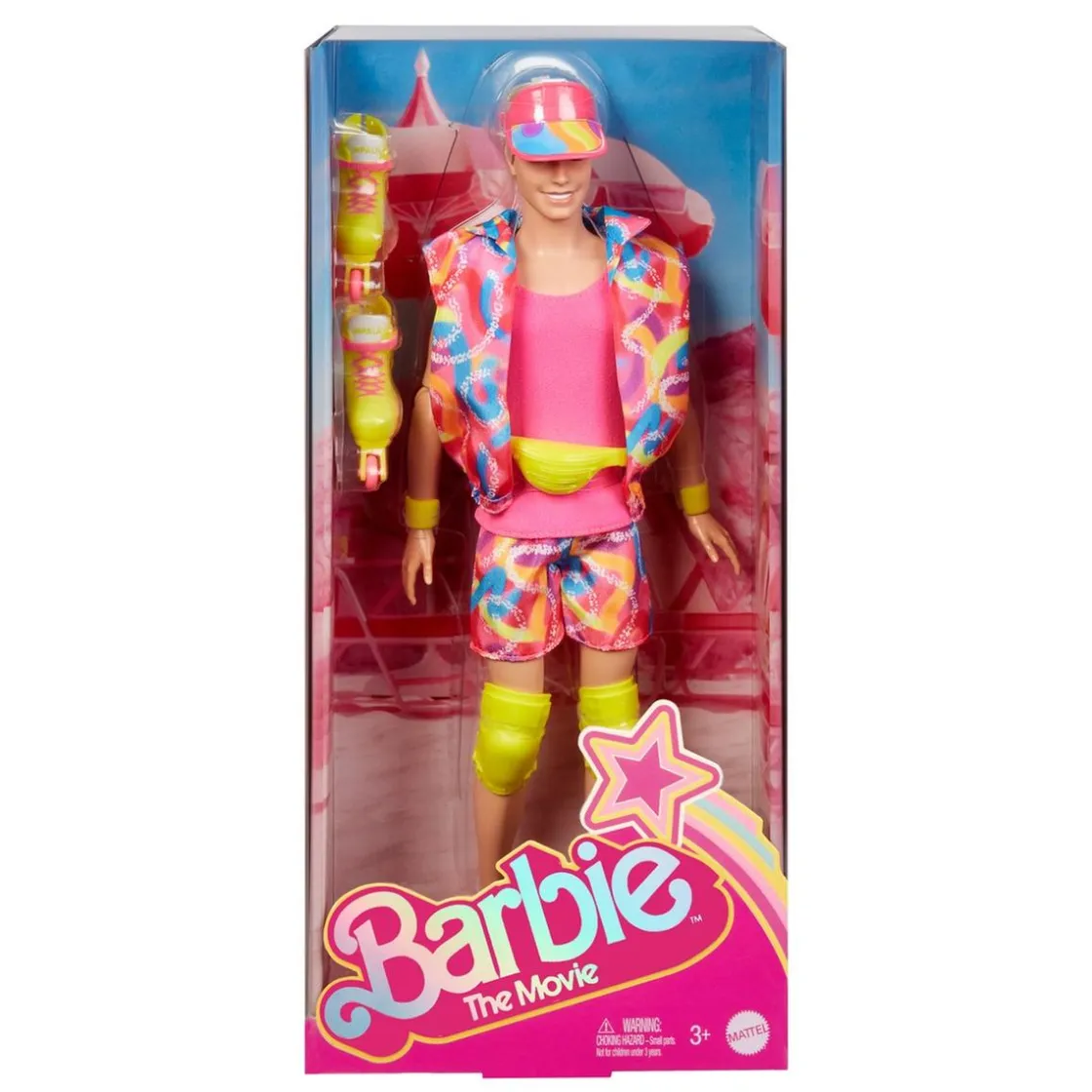 MATTEL Barbie - Muñeco patinador con estilo retro y patines en línea ㅤ* Muñecas