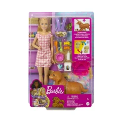 BARBIE - Pack muñeca con mascotas* Muñecas