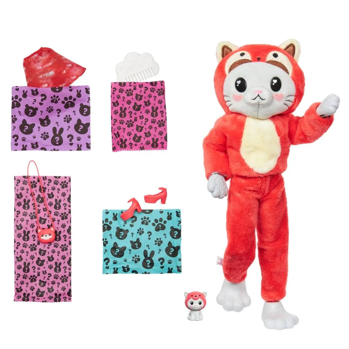 MATTEL Barbie - Panda - Muñeca sorpresa con accesorios moda y mascota (Varios modelos) ㅤ* Muñecas