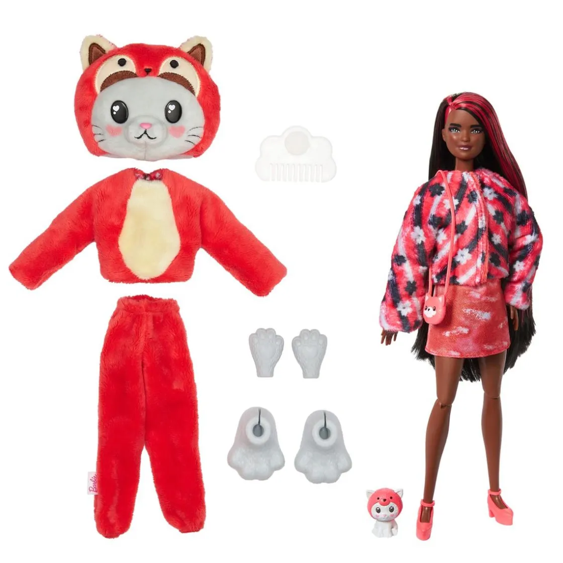 MATTEL Barbie - Panda - Muñeca sorpresa con accesorios moda y mascota (Varios modelos) ㅤ* Muñecas