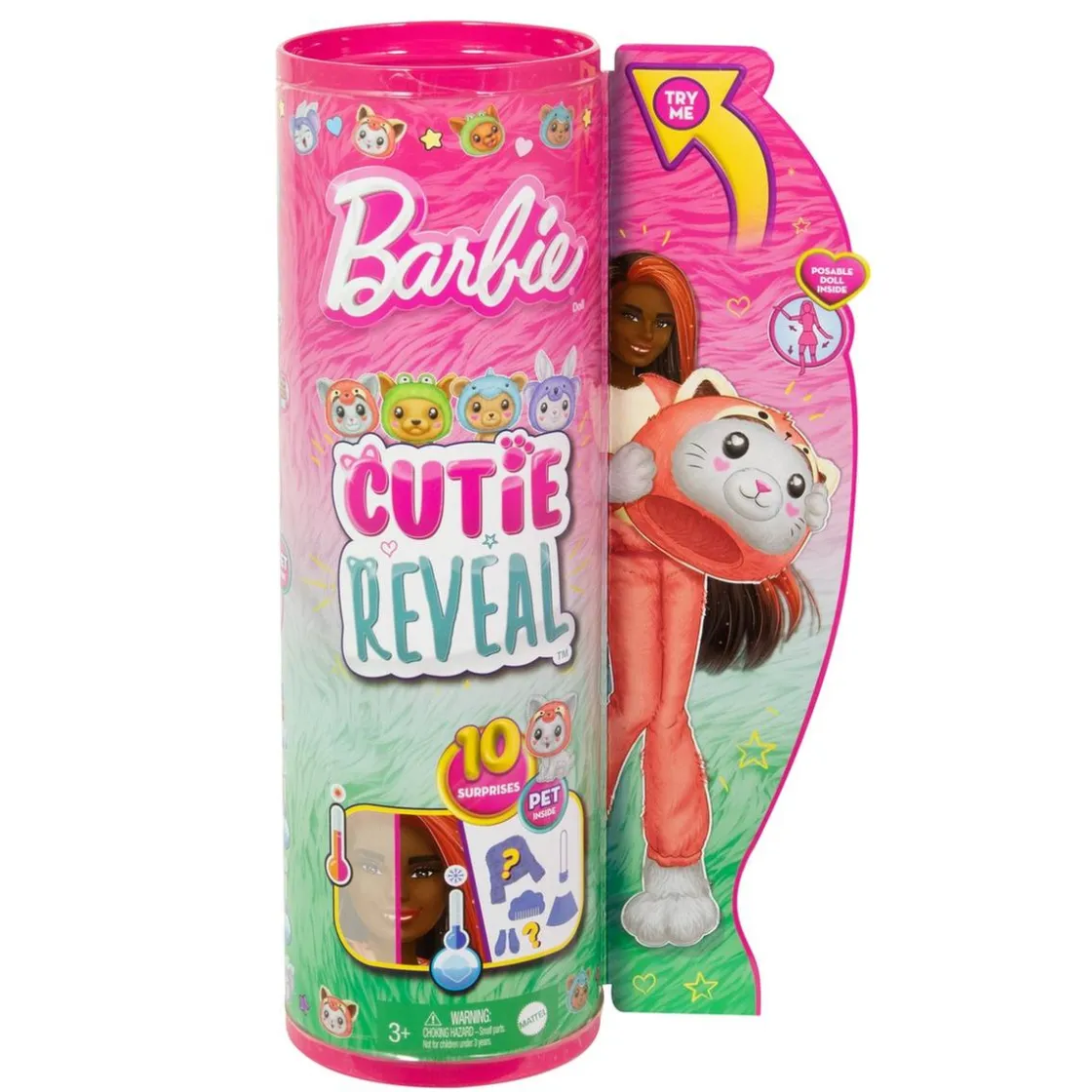 MATTEL Barbie - Panda - Muñeca sorpresa con accesorios moda y mascota (Varios modelos) ㅤ* Muñecas