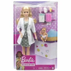 BARBIE - Pediatra - Muñeca Yo Quiero Ser* Muñecas