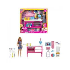 MATTEL Barbie - Playset muñeca Malibú con pastelería* Muñecas