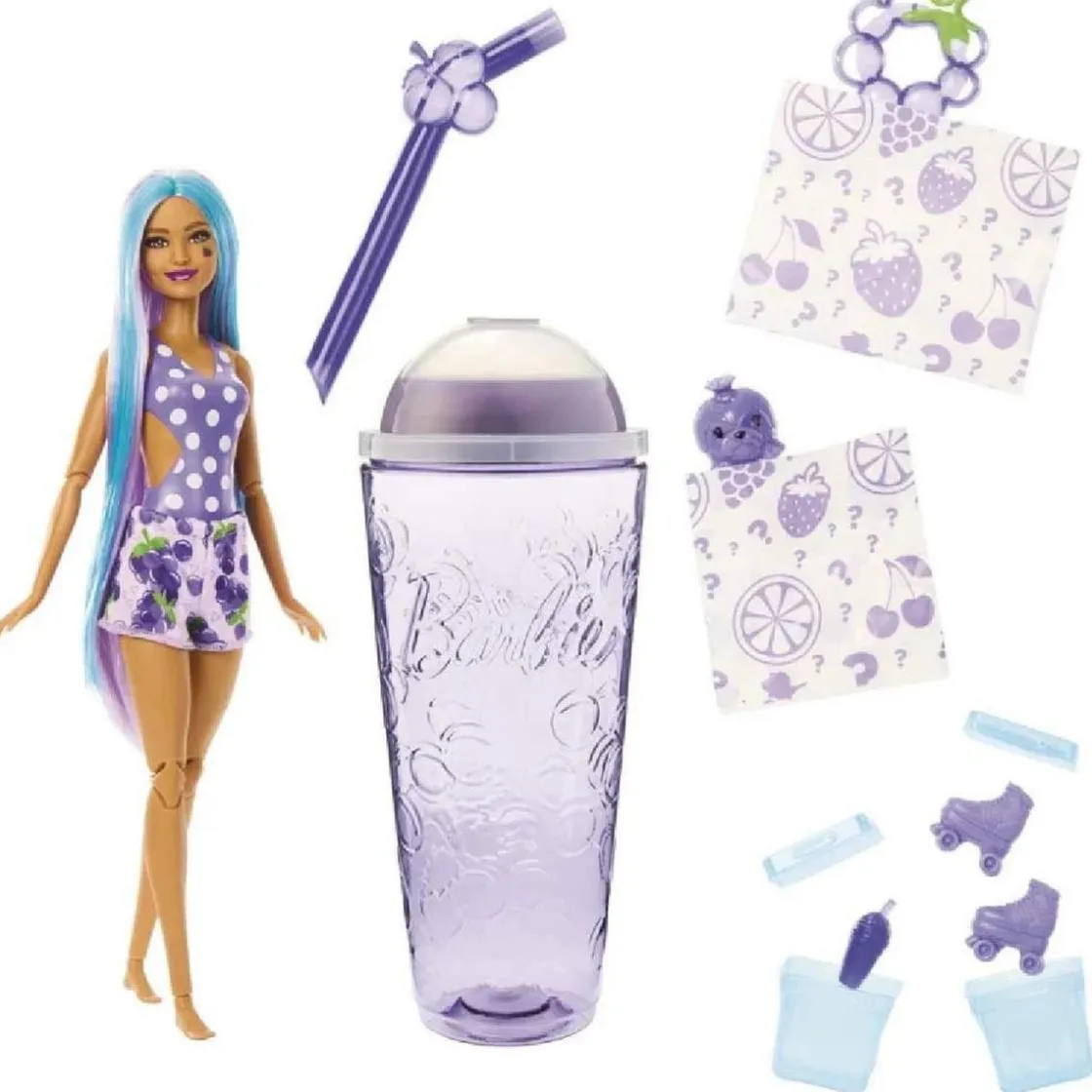 MATTEL Barbie - Pop Reveal Serie frutas: Uvas