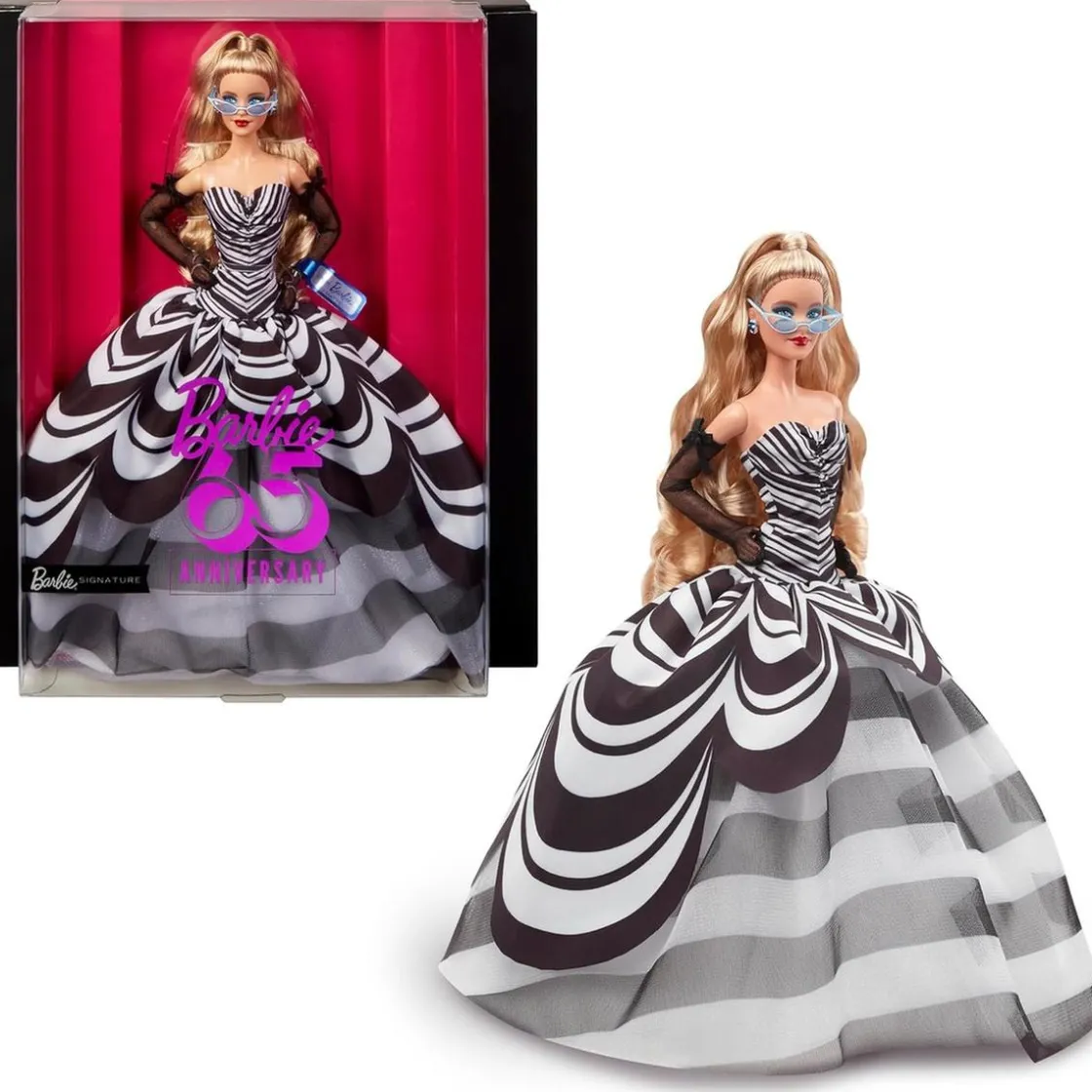 MATTEL Barbie - Signature 65 Aniversario Muñeca Rubia ㅤ