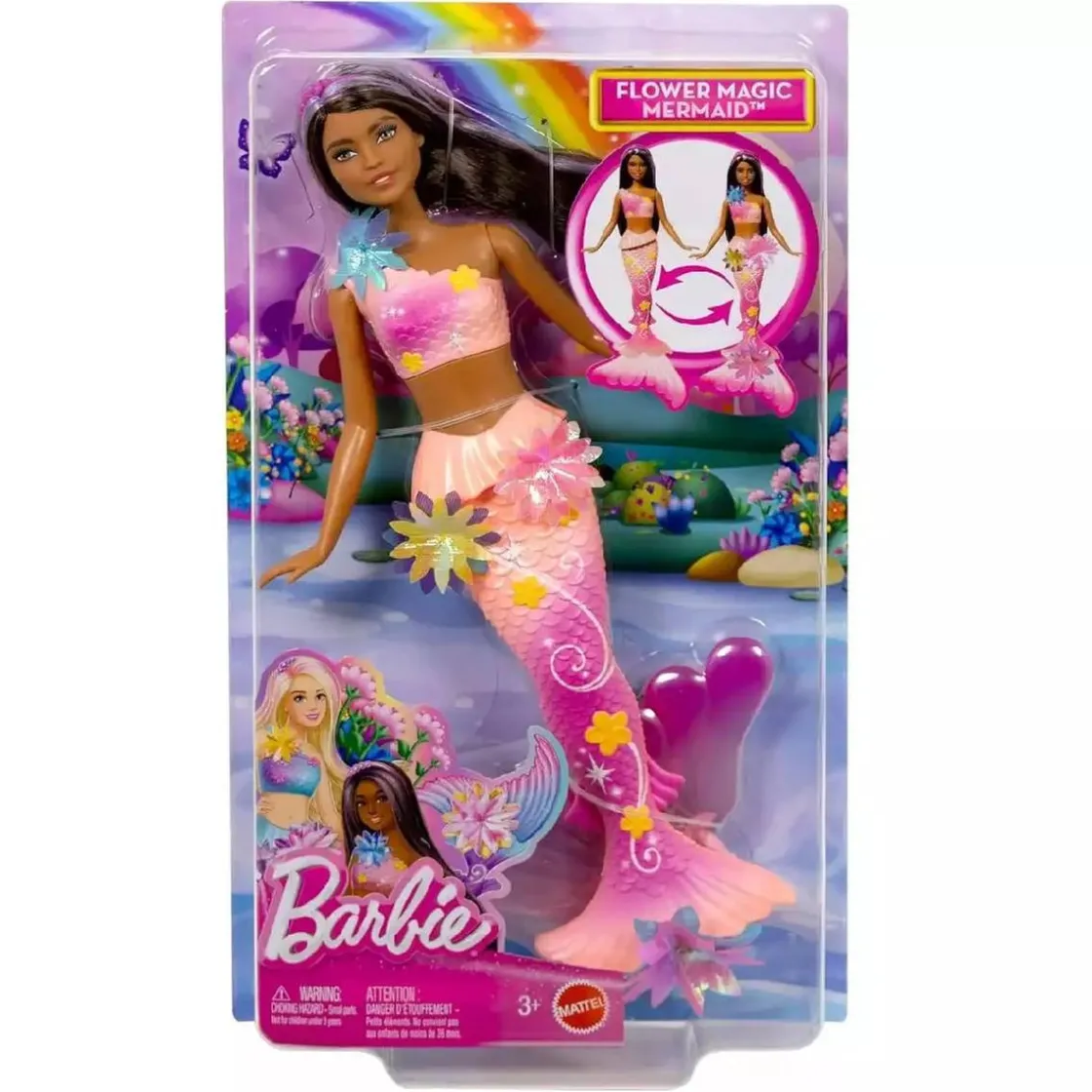 BARBIE - Sirena Flores Mágicas - Morena