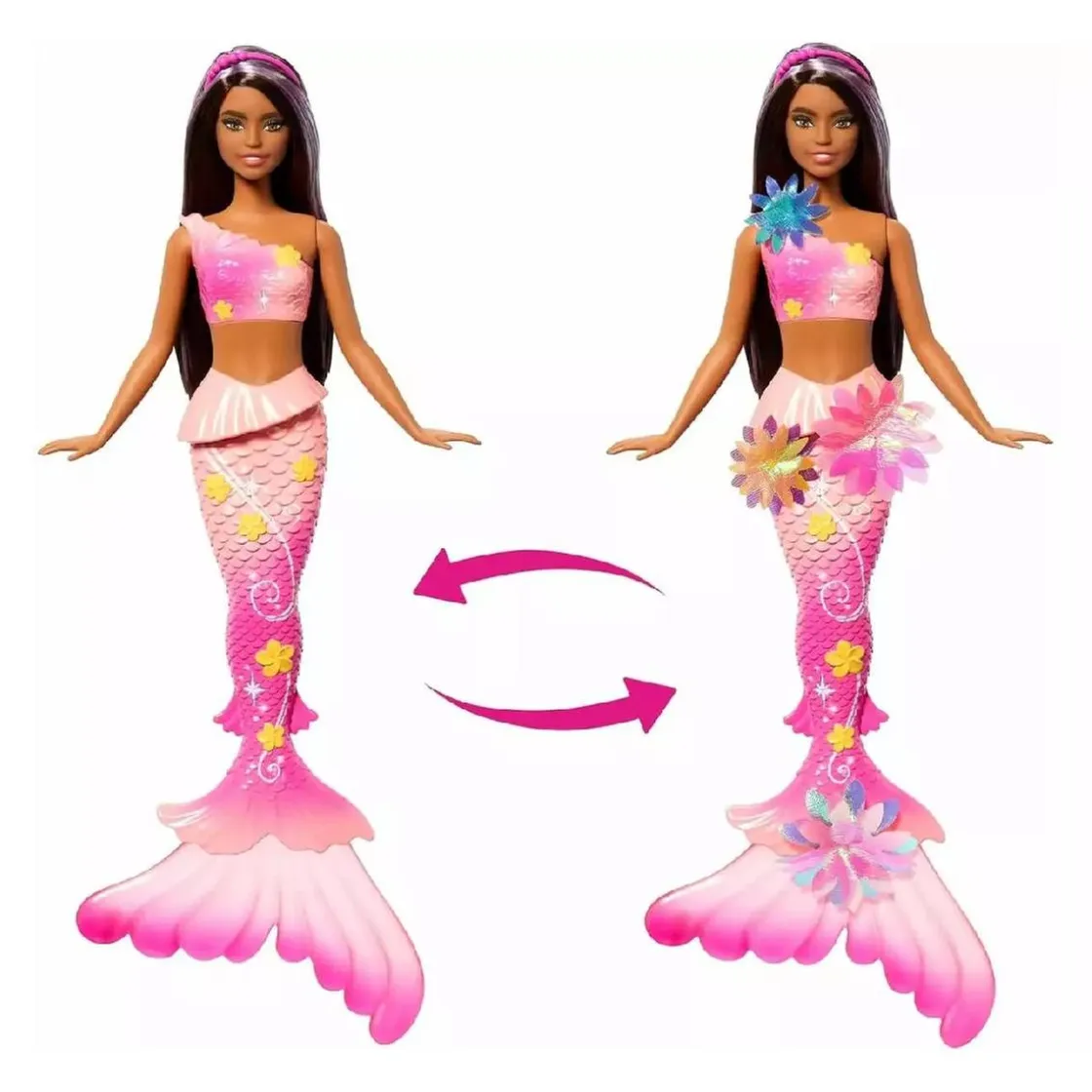 BARBIE - Sirena Flores Mágicas - Morena
