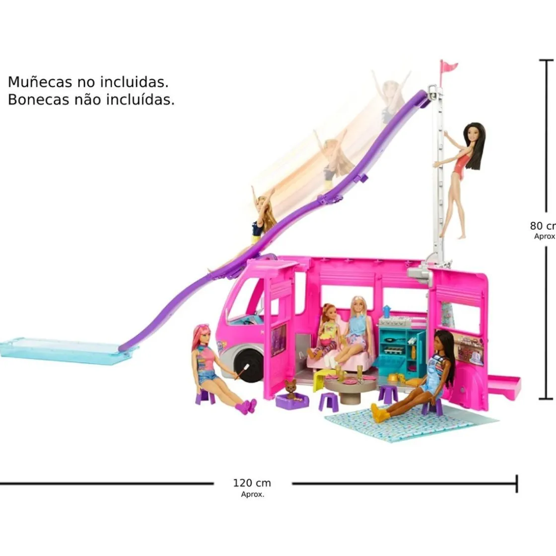 MATTEL Barbie - Supercaravana Dreamcamper* Muñecas