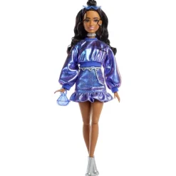 MATTEL Barbie Deluxe Style - Conjunto Azul Metalizado
