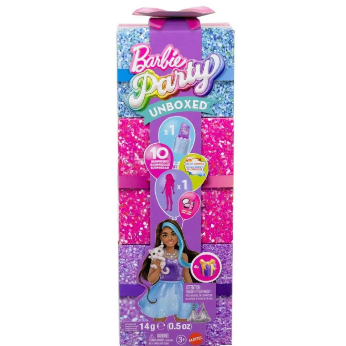 BARBIE Party Unboxed GRWM Lila* Muñecas
