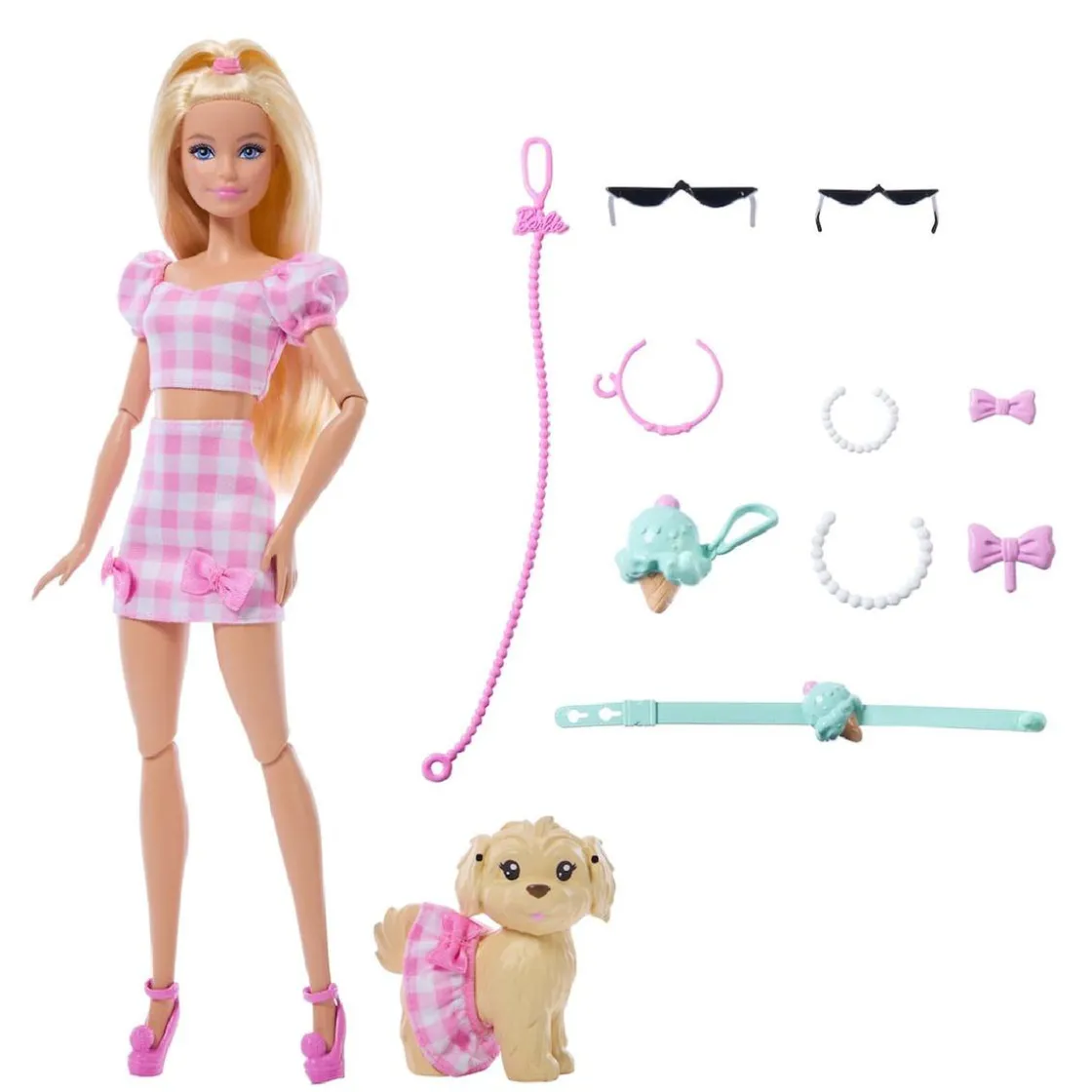 BARBIE Twinning Looks - Muñeca Rubia con Perrito* Muñecas