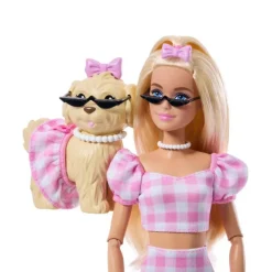BARBIE Twinning Looks - Muñeca Rubia con Perrito* Muñecas