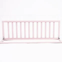 PLASTIMYR Barrera de cama de Madera Natural Rosa