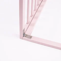 PLASTIMYR Barrera de cama de Madera Natural Rosa