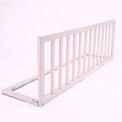 PLASTIMYR Barrera de cama de Madera Natural Rosa