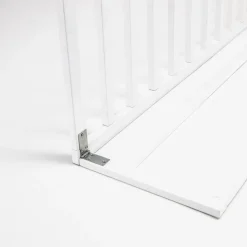 PLASTIMYR Barrera de cama de Madera Natural Blanca