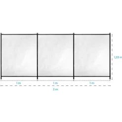 GRE Barrera de seguridad flexible para piscinas