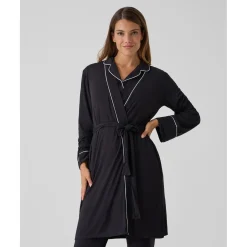 Prenatal Bata premamá negra con bordes blancos