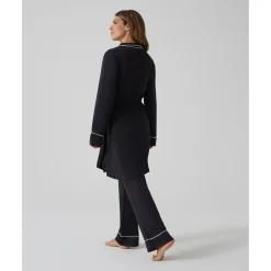 Prenatal Bata premamá negra con bordes blancos