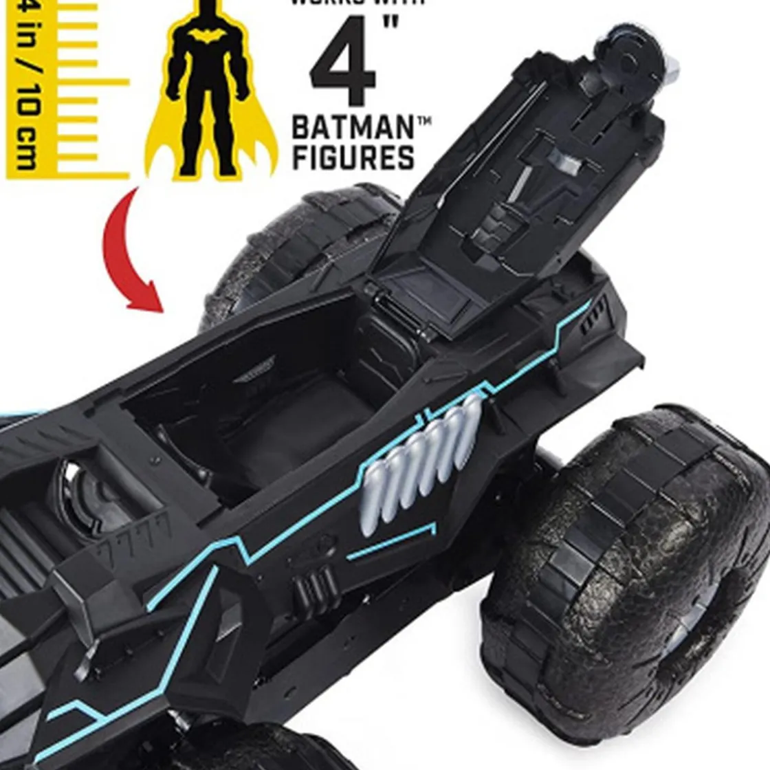 BATMAN - Batmóvil Todoterreno Radio Control* Vehículos Y Circuitos