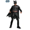 RUBIE'S Batman - Disfraz infantil Batman Black Line deluxe 8-10 años