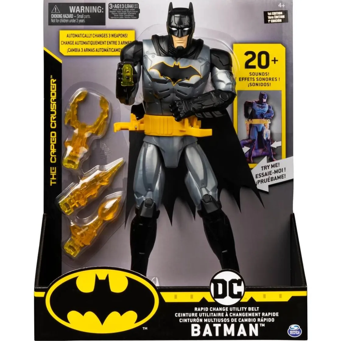BIZAK Batman - Figura 30 cm con Cinturón de Cambio Rápido* Figuras De Acción