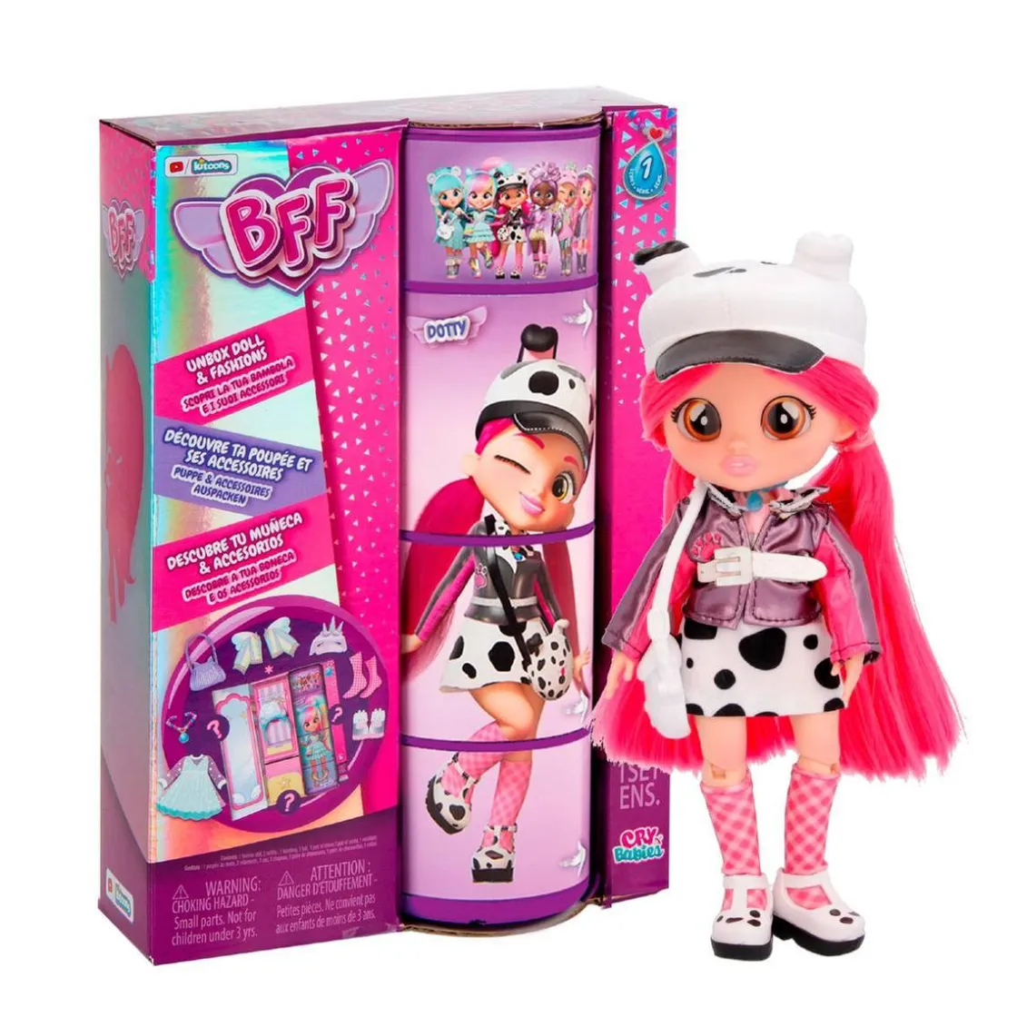 BFF BEBES LLORONES Bebés Llorones - Dotty - Muñeca BFF