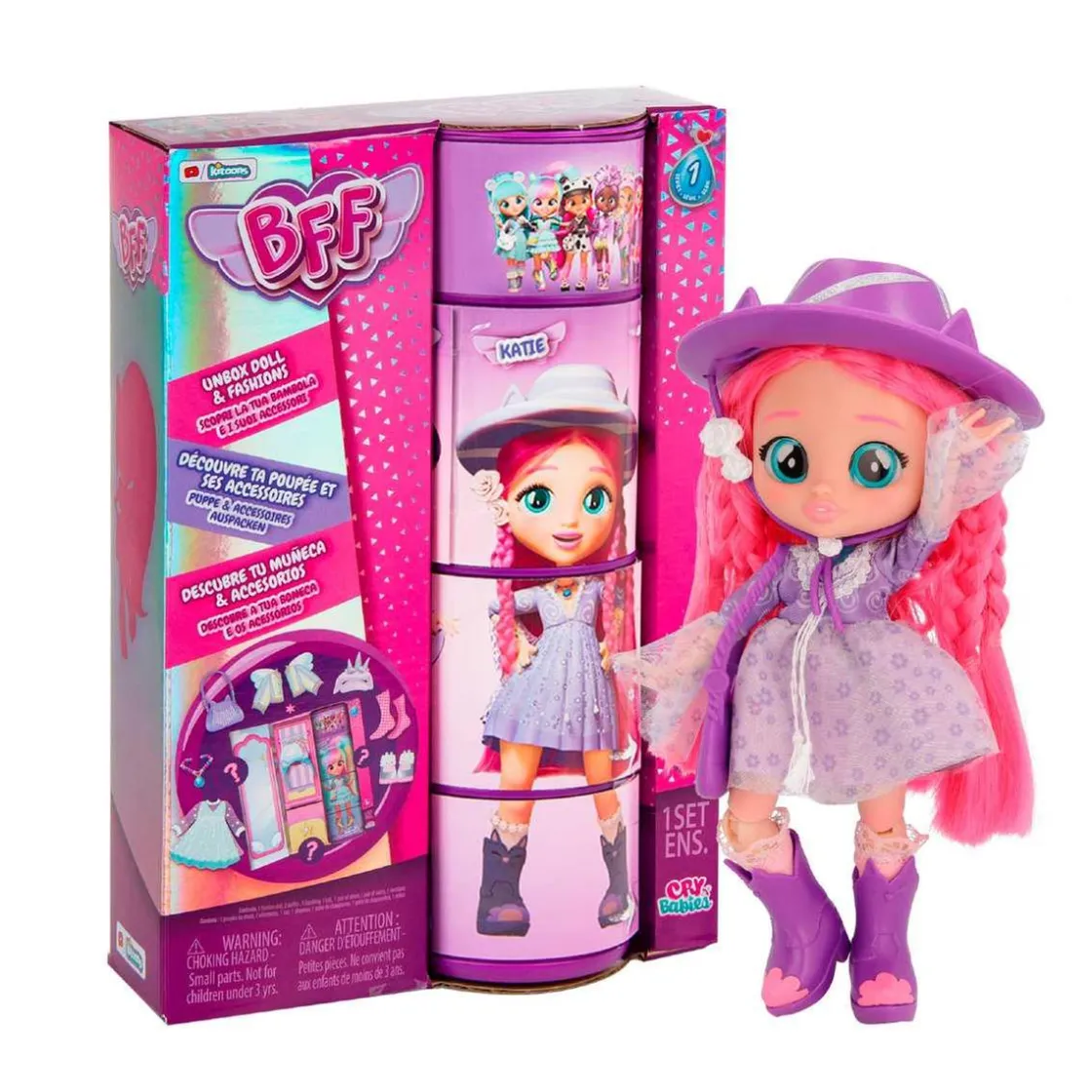 BFF BEBES LLORONES Bebés Llorones - Katie - Muñeca BFF