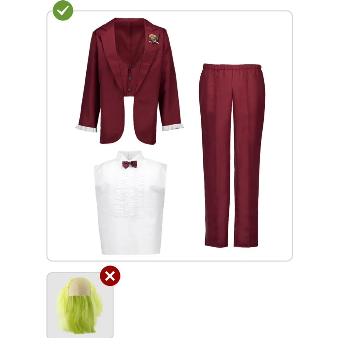 Funidelia Beetlejuice traje hombre L* Disfraces|Halloween