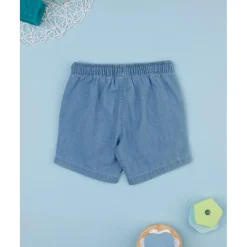 Prenatal Bermuda azul denim con bolsillos* Bebé Niño 3-36 Meses·Vaqueros, Pantalones Y Petos|Niño·Bebé Niño 3-36 Meses