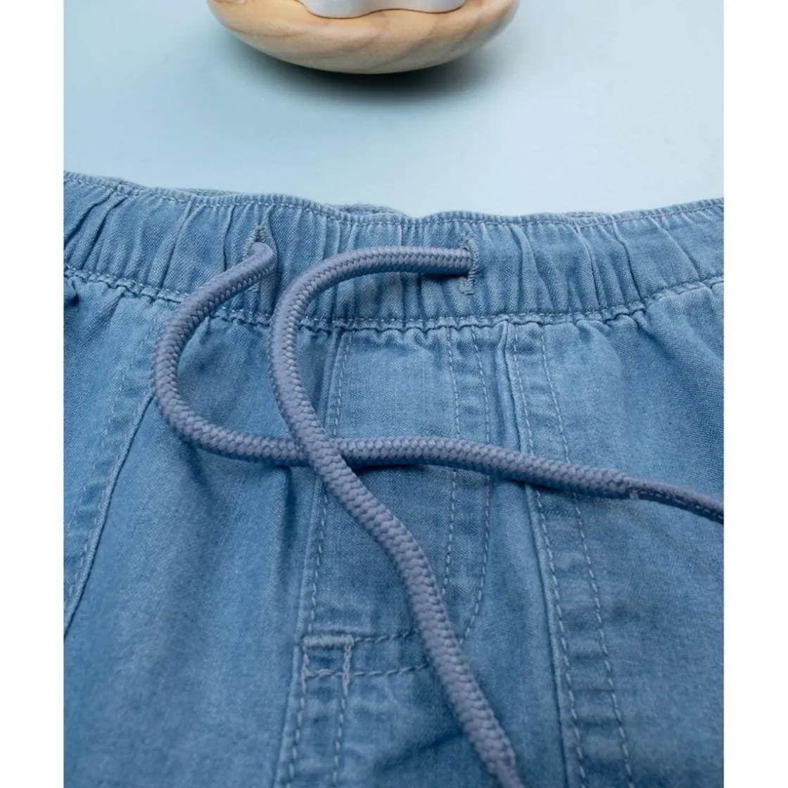 Prenatal Bermuda azul denim con bolsillos* Bebé Niño 3-36 Meses·Vaqueros, Pantalones Y Petos|Niño·Bebé Niño 3-36 Meses