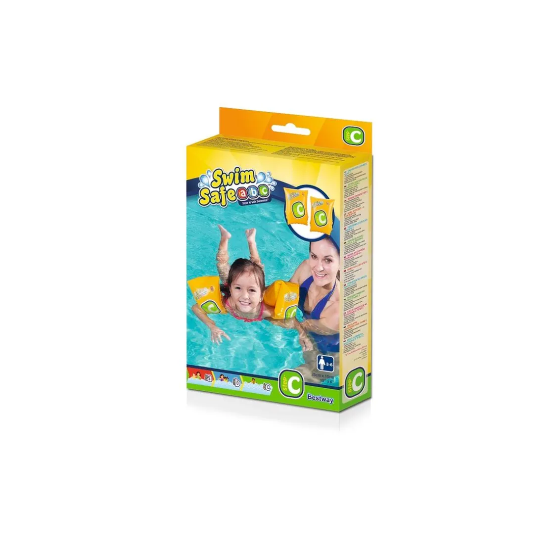 BEST WAY Bestway - Manguitos Hinchables Infantiles tipo C Amarillo