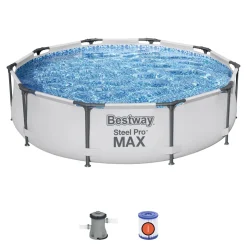 BESTWAY - Piscina Desmontable con depuradora Steel Pro MAX 305 x 76cm