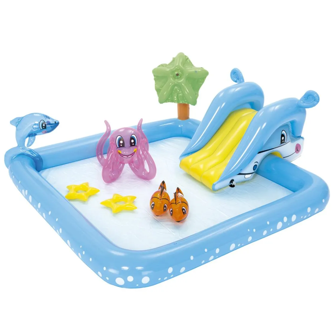 BEST WAY Bestway - Piscina Infantil Hinchable con Tobogán - Acuario Fantástico (varios modelos)