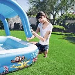 BEST WAY Bestway - Piscina Inflable con Toldo* Bestway|Piscinas